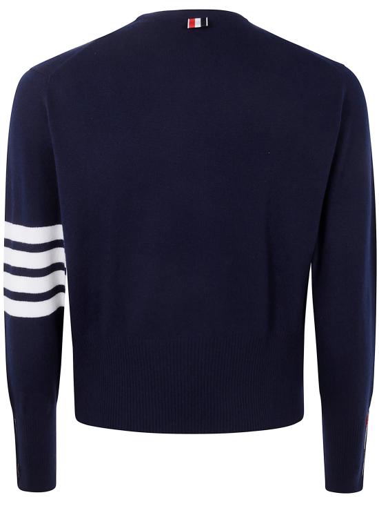 25FW 톰브라운 스웨터 MKAS01A 00011 415 NAVY - THOM BROWNE