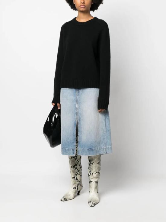 25FW 케이트 스웨터 9085600 200 BLACK - KHAITE