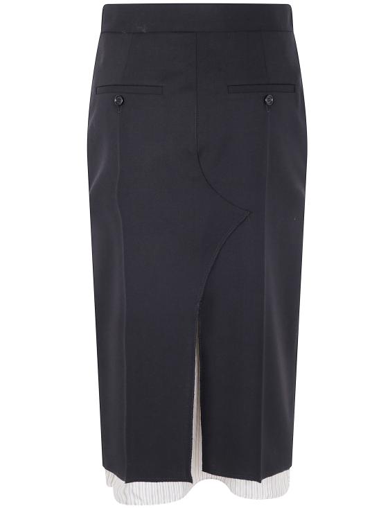 25FW 마르니 미디 스커트 GOMA0767U0 TW839 00N99 BLACK - MARNI