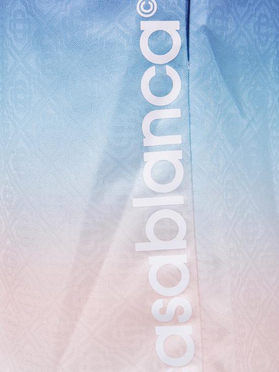 25SS 카사블랑카 숏팬츠 MPS25 JTR 224 01 01 BLUE GRADIENT JACQUARD MONOGRAM - CASABLANCA