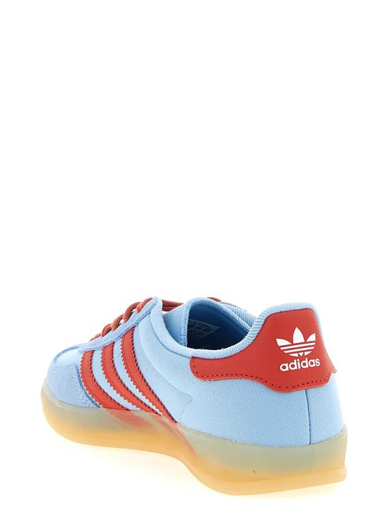 25FW 아디다스 가젤 인도어 스니커즈 JQ8388CLESKYCRERED Blue - ADIDAS