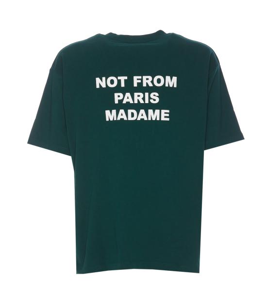 26SS 드롤드무슈 반팔 티셔츠 TS203 CO002DGN Green - DROLE DE MONSIEUR
