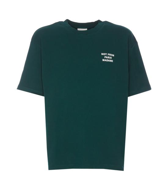 26SS 드롤드무슈 반팔 티셔츠 TS203 CO002DGN Green
