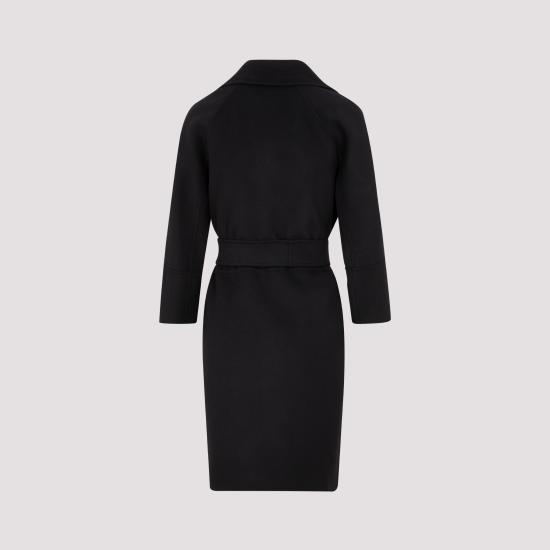 25FW 에스막스마라 ARONA 아로나 쇼트 더블 페이스 울 코트 2529016071600 80700 013 BLACK - 'S MAX MARA