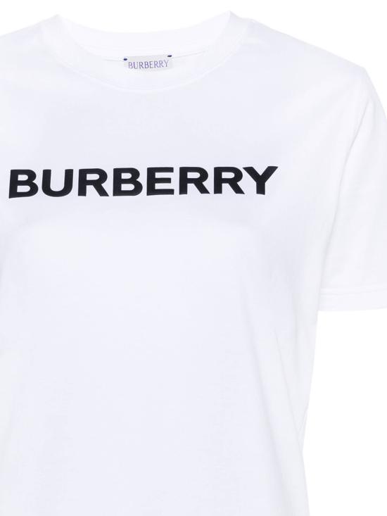 25FW 버버리 로고 코튼 티셔츠 8080325 X White - BURBERRY