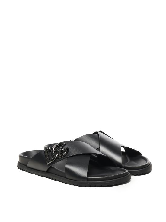 25FW 돌체앤가바나 샌들 A80525 A9Q6780999 Black - DOLCE & GABBANA