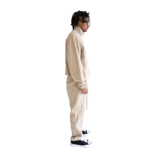  피어오브갓 트레이닝/조거 팬츠 피어 오브 갓 릴렉스 플리스 스웨트 팬츠 (파이핑 팀버/클라우드 화이트) - FEAR OF GOD