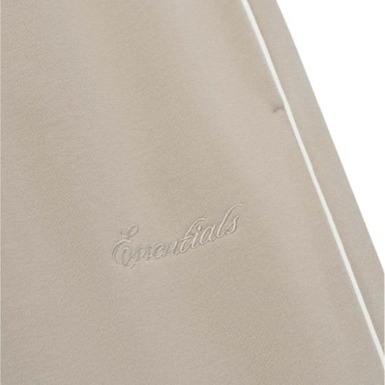  피어오브갓 트레이닝/조거 팬츠 피어 오브 갓 릴렉스 플리스 스웨트 팬츠 (파이핑 팀버/클라우드 화이트) - FEAR OF GOD