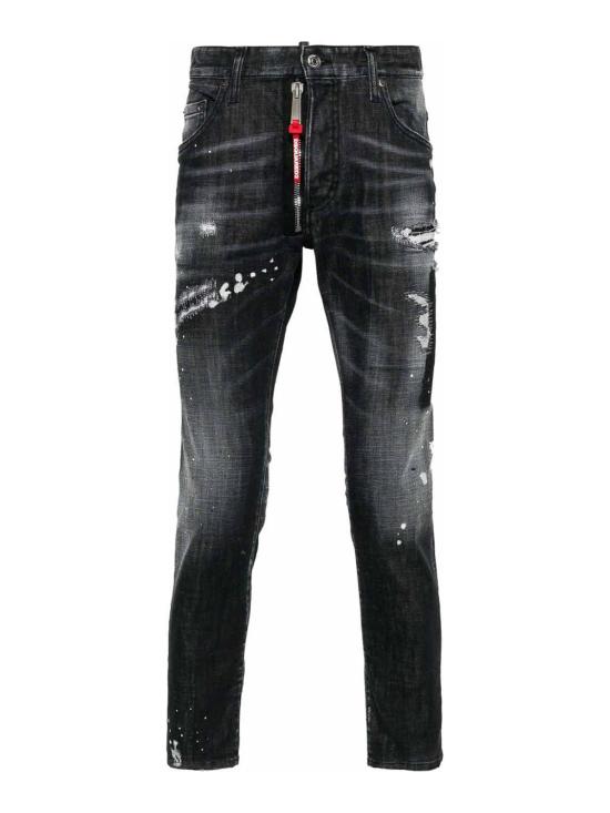  디스퀘어드2 스트레이트 팬츠 S74LB1451S30357900 Black