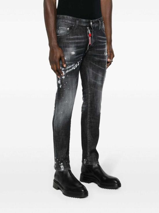  디스퀘어드2 스트레이트 팬츠 S74LB1451S30357900 Black - DSQUARED2