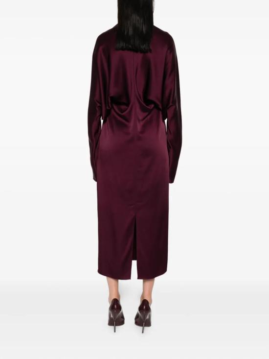 25FW 스텔라 맥카트니 원피스 6A05413FU302 6017 BORDEAUX - STELLA MCCARTNEY