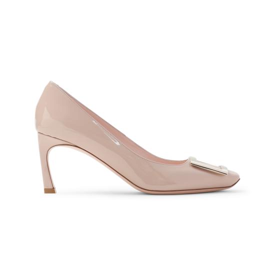 26FW 로저비비에 트럼펫 메탈 버클 펌프스 RVW40015280D1P C211 NUDE NEUTRALS