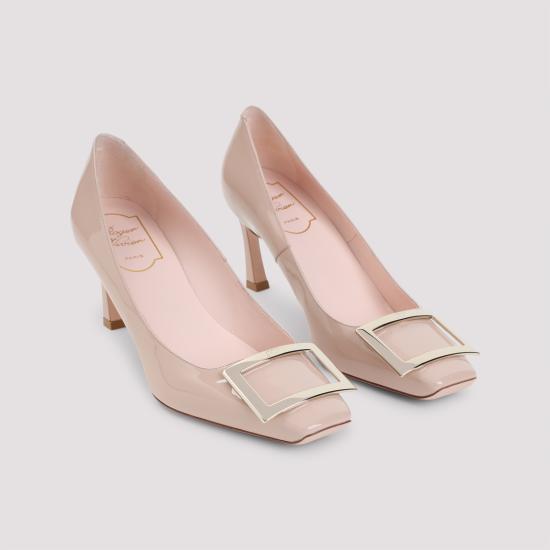 26FW 로저비비에 트럼펫 메탈 버클 펌프스 RVW40015280D1P C211 NUDE NEUTRALS - ROGER VIVIER