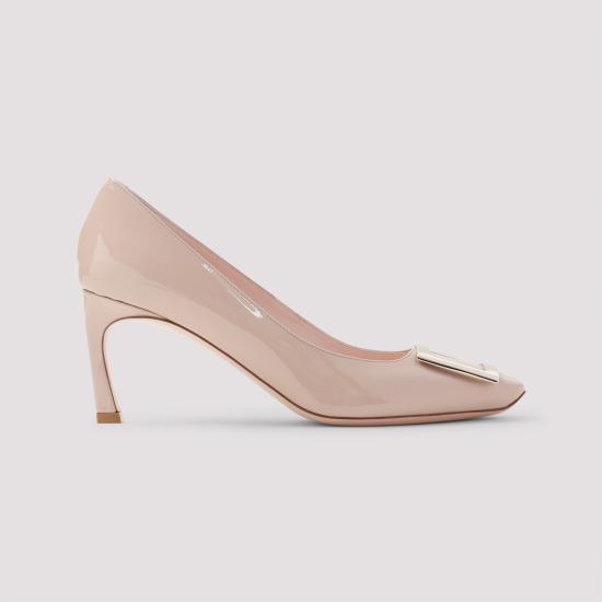 26FW 로저비비에 트럼펫 메탈 버클 펌프스 RVW40015280D1P C211 NUDE NEUTRALS - ROGER VIVIER