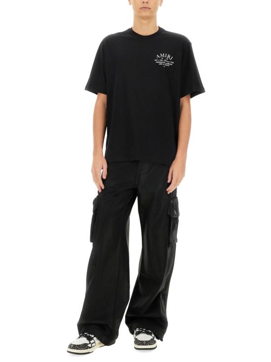 25FW 아미리 반팔 티셔츠 AMJYTE1071 BLACK - AMIRI