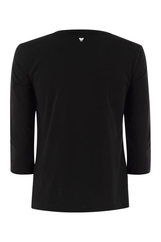 25FW 위켄드막스마라 긴팔 티셔츠 2525946031600 007 BLACK - WEEKEND MAX MARA