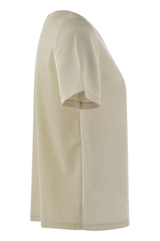 25FW 위켄드막스마라 반팔 티셔츠 2525946071600 001 IVORY - WEEKEND MAX MARA