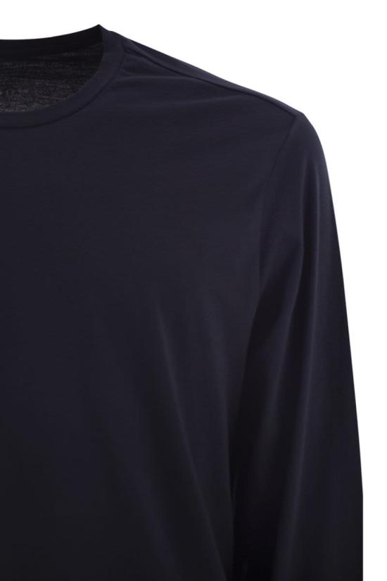25SS 마제스틱필라쳐 긴팔 티셔츠 S25M090HTS020 003 BLUE - MAJESTIC FILATURES