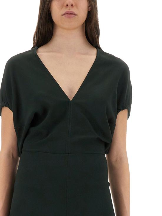 25FW 빅토리아 베컴 미디 원피스 1325WDR006381A DARKPINE MULTICOLOUR - VICTORIA BECKHAM