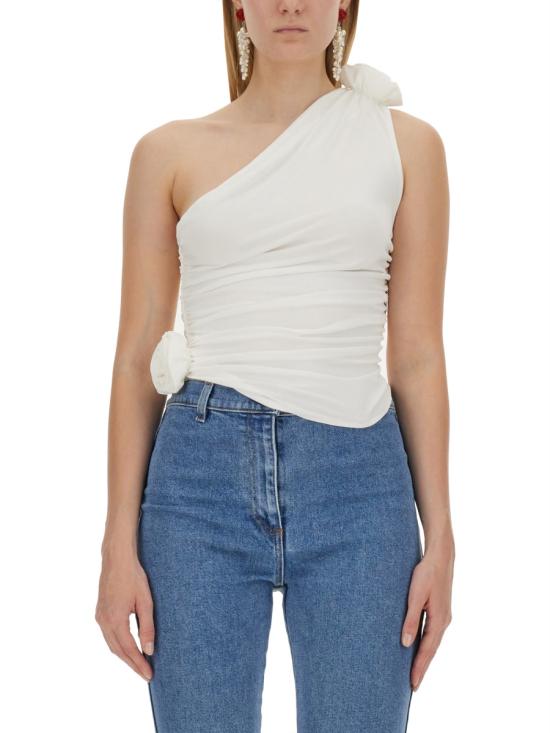 25FW 마그다뷰트림 민소매 티셔츠 241423 CREAM BEIGE - MAGDA BUTRYM