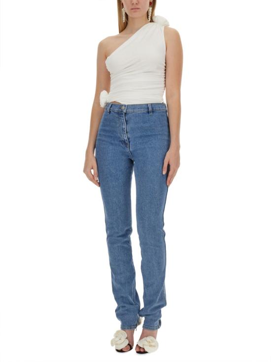 25FW 마그다뷰트림 민소매 티셔츠 241423 CREAM BEIGE - MAGDA BUTRYM