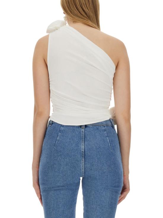 25FW 마그다뷰트림 민소매 티셔츠 241423 CREAM BEIGE - MAGDA BUTRYM