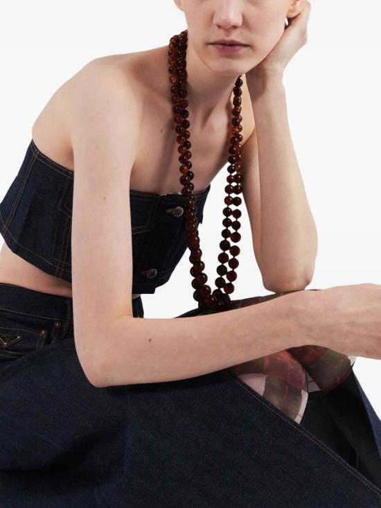 24FW 프라다 민소매 티셔츠 GFT027SOOO15C8 F0008 BLEU - PRADA