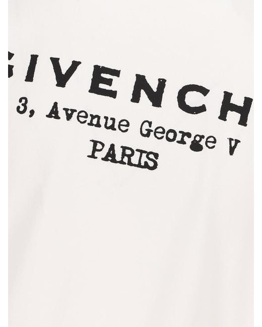 25FW 지방시 반팔 티셔츠 BW70FJP75N 100 WHITE - GIVENCHY