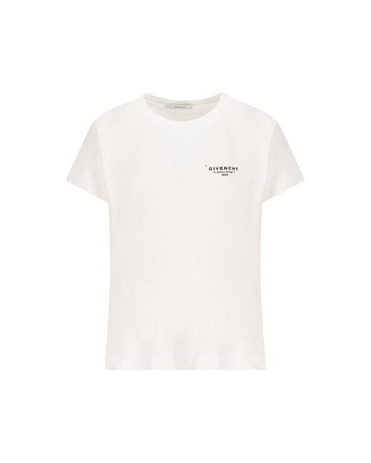 25FW 지방시 반팔 티셔츠 BW70FJP75N 100 WHITE