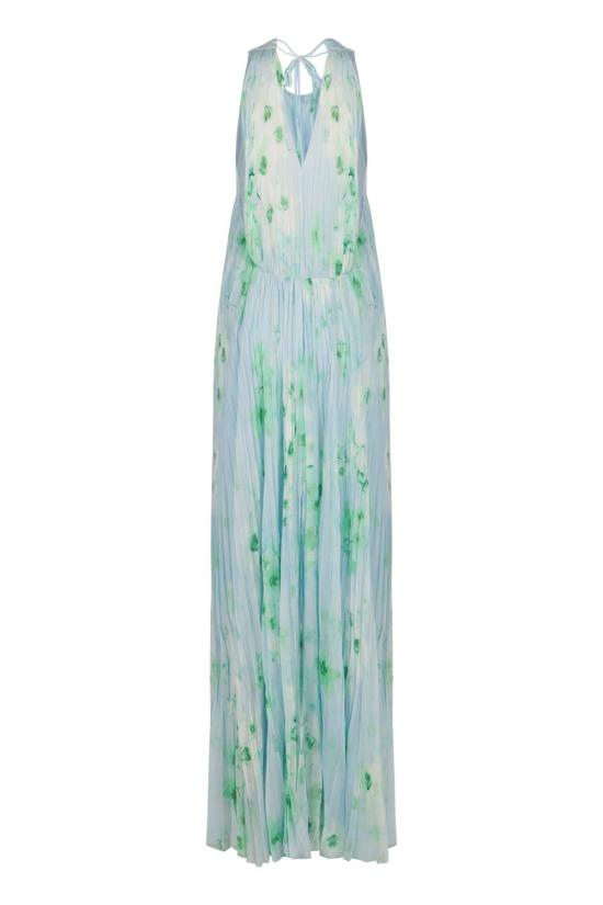 25SS 핑코 롱 원피스 104687A2DHABB green - PINKO