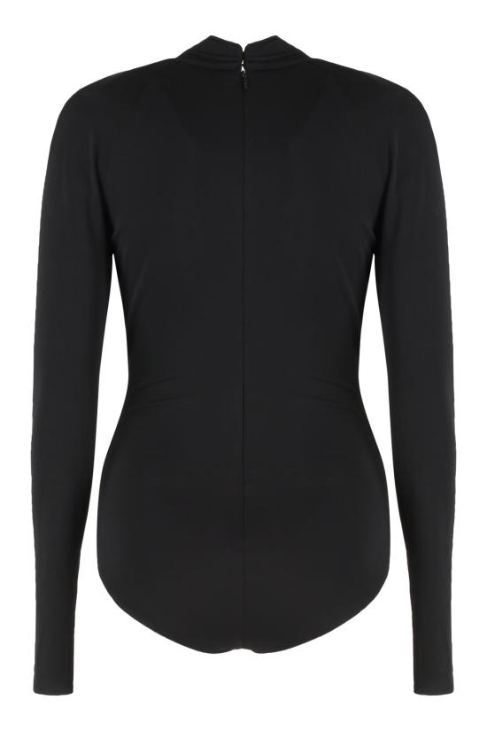 25FW 베르사체 바디수트 티셔츠 10210181A144751B000 black - VERSACE