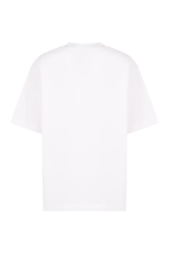  구찌 프린트 디테일 코튼 저지 티셔츠 784361XJGKB 9074 GRWHBDOBHIRE - GUCCI