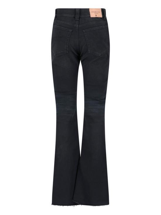 25FW 발렌시아가 슬림 핏 부츠컷 팬츠 838692 TSWC3 8582 Black - BALENCIAGA