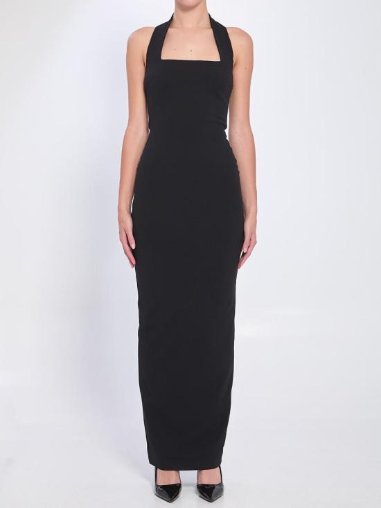 25FW 솔러스런던 롱 원피스 7873046 OS44047 BLACK Black