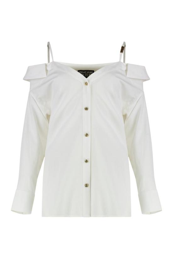 25SS 베르사체 블라우스 78HAL202N0432 003 WHITE