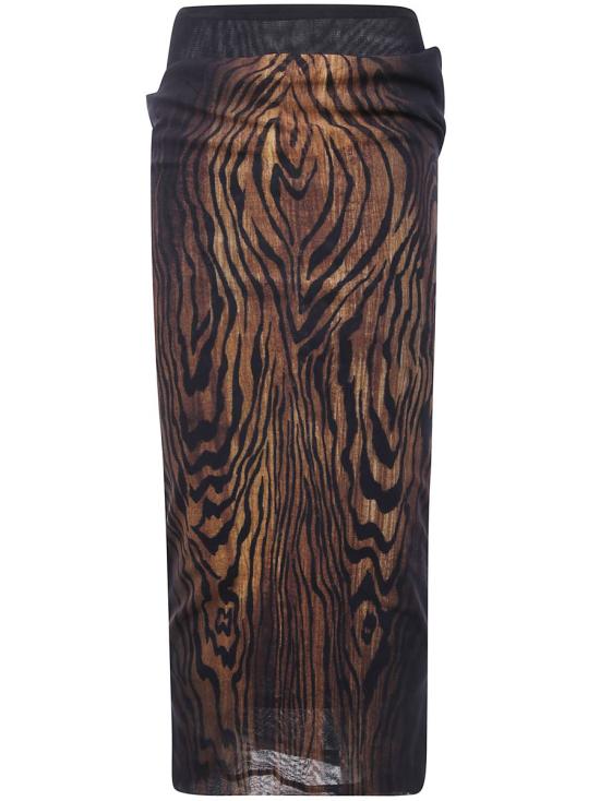 25FW 장 폴 고티에 스커트 25 03 W SK011 M002P 0060 Black