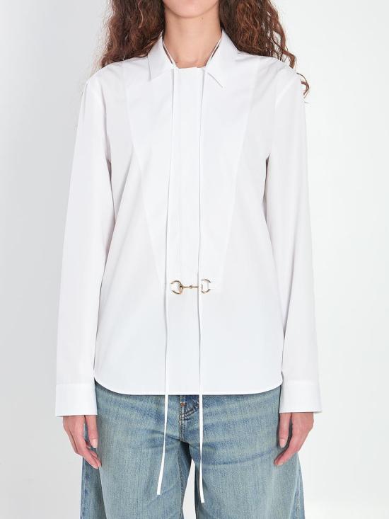 25FW 구찌 셔츠 7416696 831912 Z8B2P 9000 WHITE