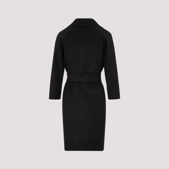 25FW 에스막스마라 ARONA 아로나 쇼트 더블 페이스 울 코트  2529016071600 80700 013 Black - 'S MAX MARA