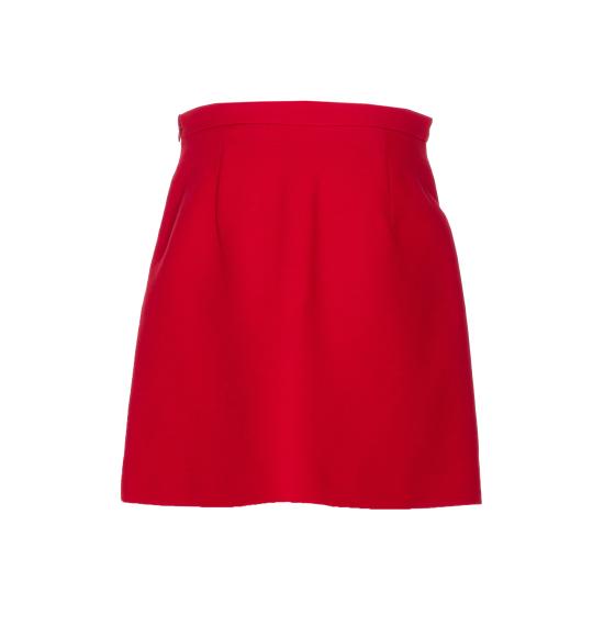 25FW 발렌티노 가라바니 미디 스커트 RACM21CF R9M Red - VALENTINO GARAVANI