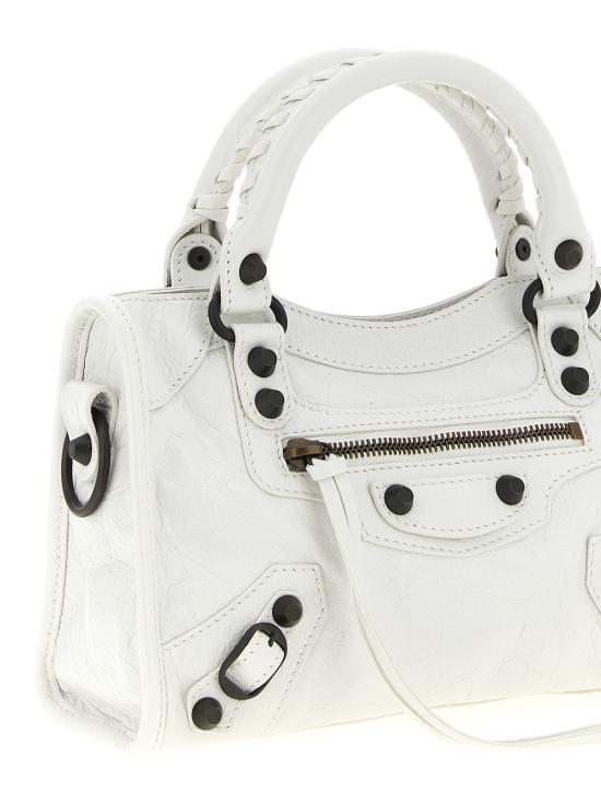 26SS 발렌시아가 르 시티 미니백 8063952ABEK9104 White - BALENCIAGA