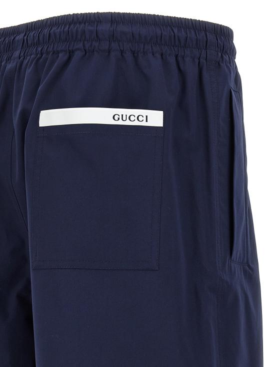 25SS 구찌 웹 버뮤다 쇼츠 814619ZAJP14294 - GUCCI
