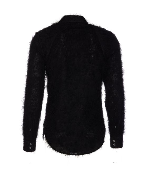 25FW 알렉산더 맥퀸 T바 하네스 긴팔 셔츠 828259 QRAB91000 Black - ALEXANDER MCQUEEN