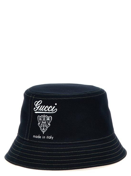 25SS 구찌 프린티드 코튼 캔버스 버킷 햇  8134574HBE04000 - GUCCI