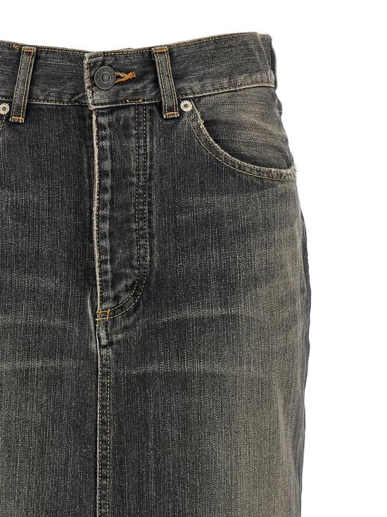 25SS 발렌시아가 데님 스커트 831713TSW671441 - BALENCIAGA
