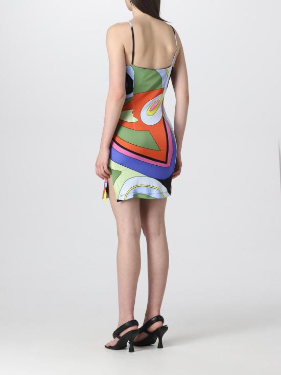  모스키노 숏 원피스 04490556 1888 Multicolor - MOSCHINO