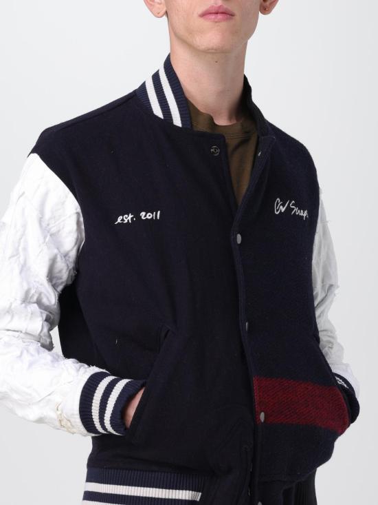  그렉로렌 봄버 자켓 GM043 Navy - GREG LAUREN