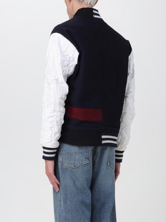  그렉로렌 봄버 자켓 GM043 Navy - GREG LAUREN