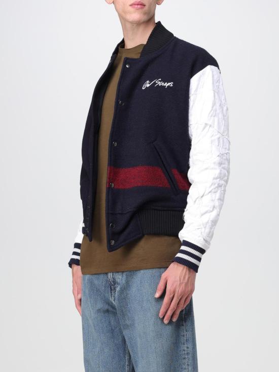  그렉로렌 봄버 자켓 GM043 Navy - GREG LAUREN