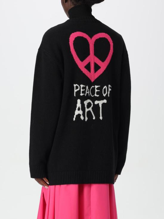 24FW 모스키노 스웨터 09288706 3555 Black - MOSCHINO