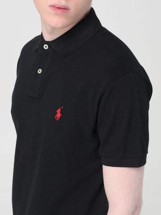 25FW 폴로 랄프로렌 폴로 티셔츠 710795080006 Black - POLO RALPH LAUREN